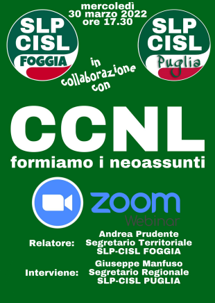 CCNL - Webinar formiamo i neoassunti